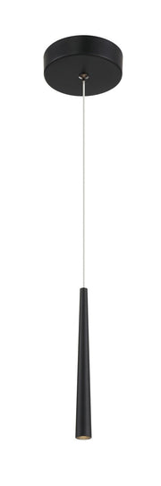 Stretch LED Mini Pendant in Coal Black
