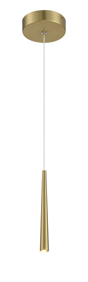Stretch LED Mini Pendant in Soft Rass - Lamps Expo
