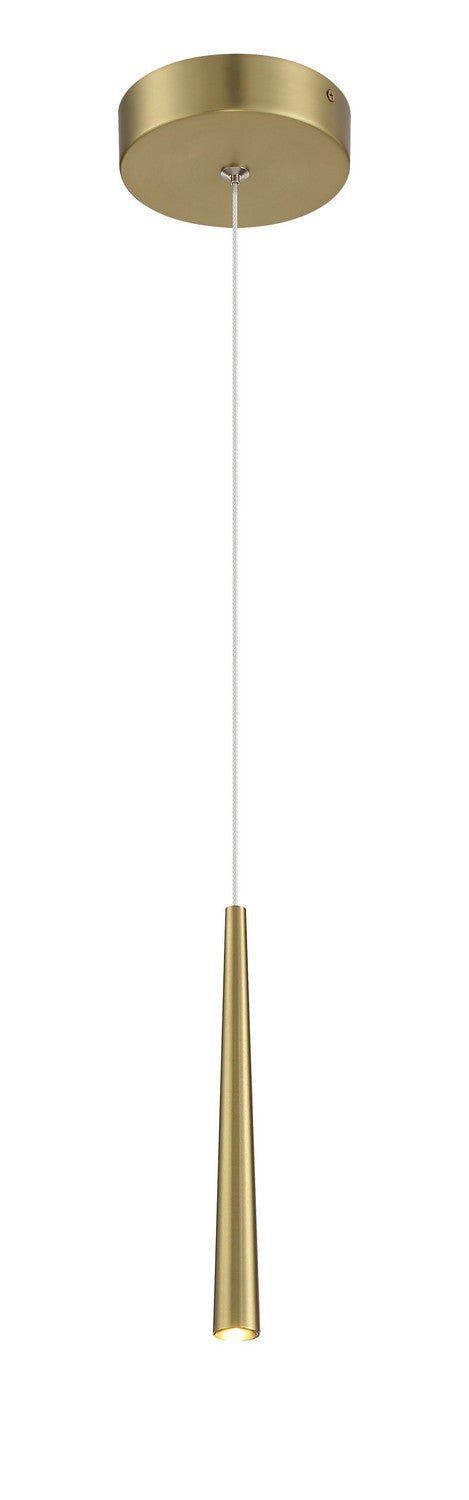 Stretch LED Mini Pendant in Soft Rass - Lamps Expo