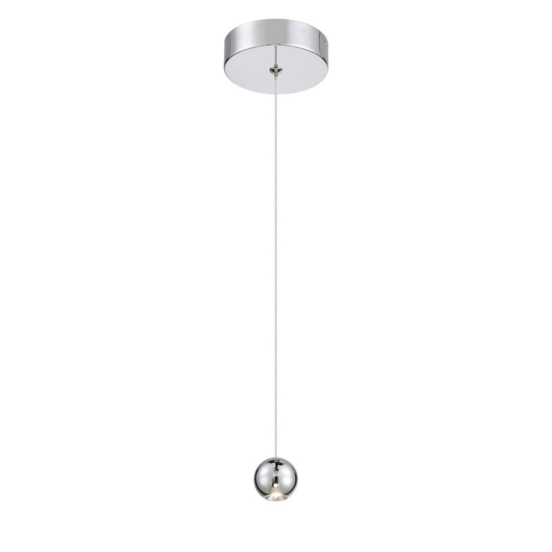 Itty LED Mini Pendant in Chrome