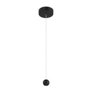Itty LED Mini Pendant in Coal Black