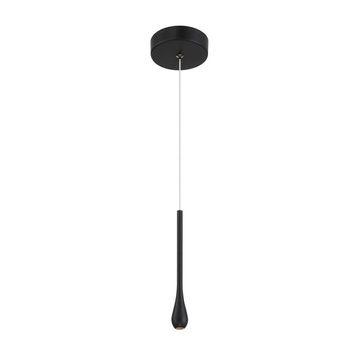 Pingo LED Mini Pendant in Coal Black