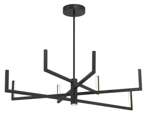 Articular 40" LED Chandelier in Coal Black