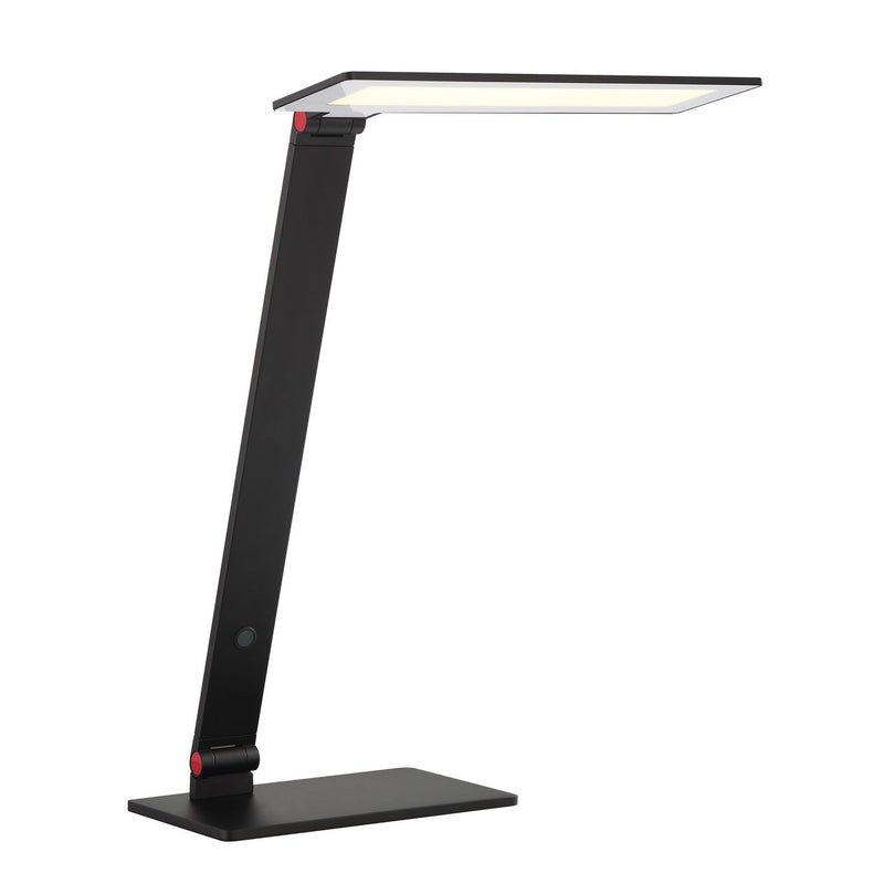 George Kovacs LED Banker Desk Lamp in Coal Black