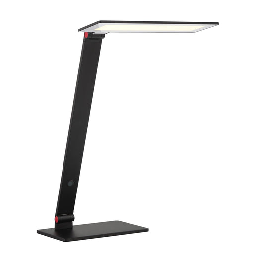 George Kovacs LED Banker Desk Lamp in Coal Black