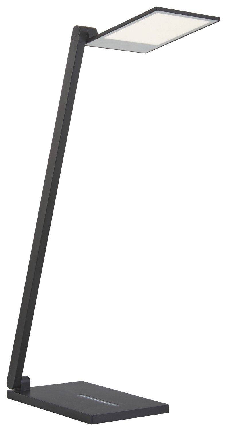 George Kovacs 18" LED Desk Lamp in Coal Black