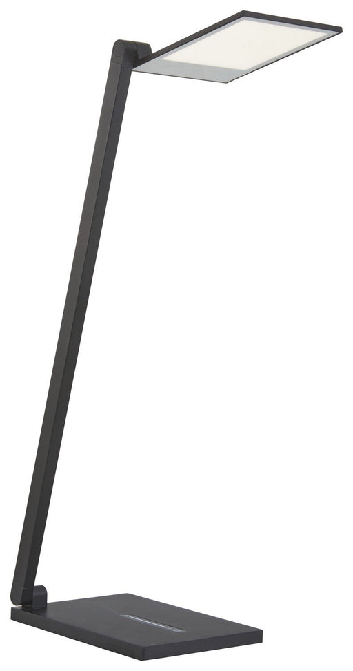George Kovacs 18" LED Desk Lamp in Coal Black