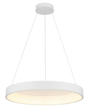 Conc LED Pendant in Matte White