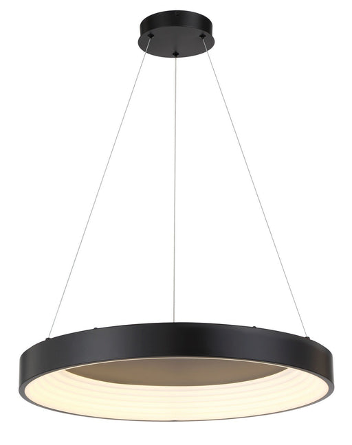 Conc LED Pendant in Coal Black