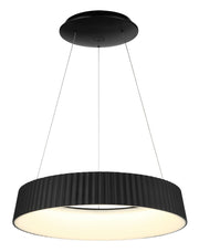 Star Gate 23.5" LED Pendant in Coal Black