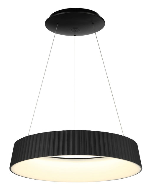 Star Gate 23.5" LED Pendant in Coal Black