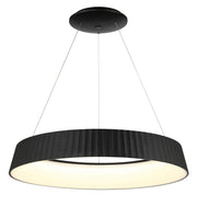 Star Gate 33" LED Pendant in Coal Black