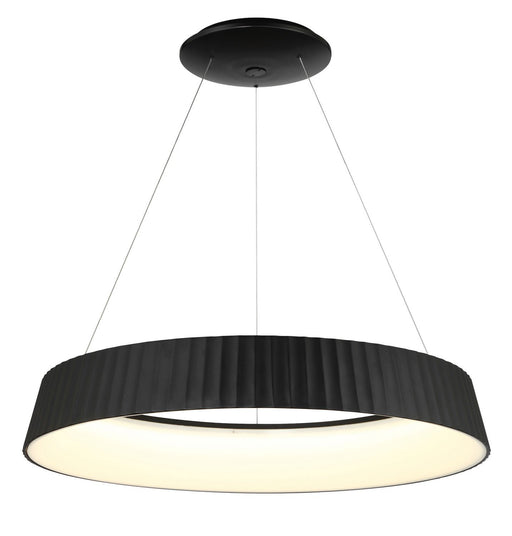 Star Gate 33" LED Pendant in Coal Black