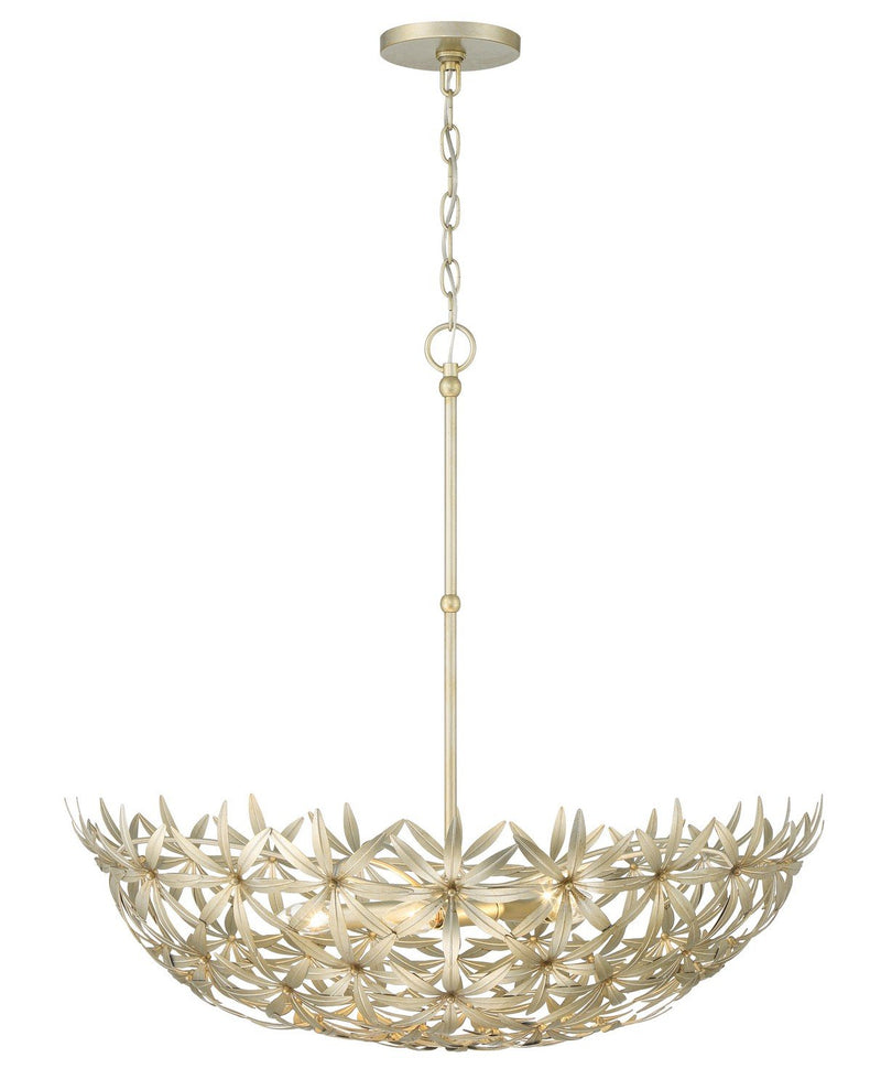 Flower Child 5-Light 30" Pendant in Ambry Gold