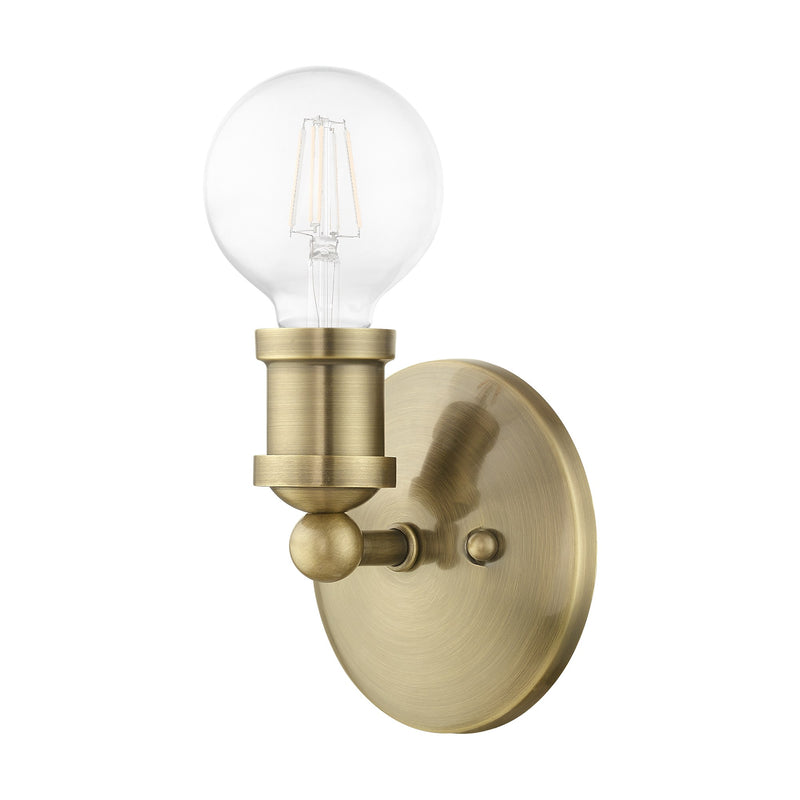 Lansdale ADA Bath Sconce in Antique Brass