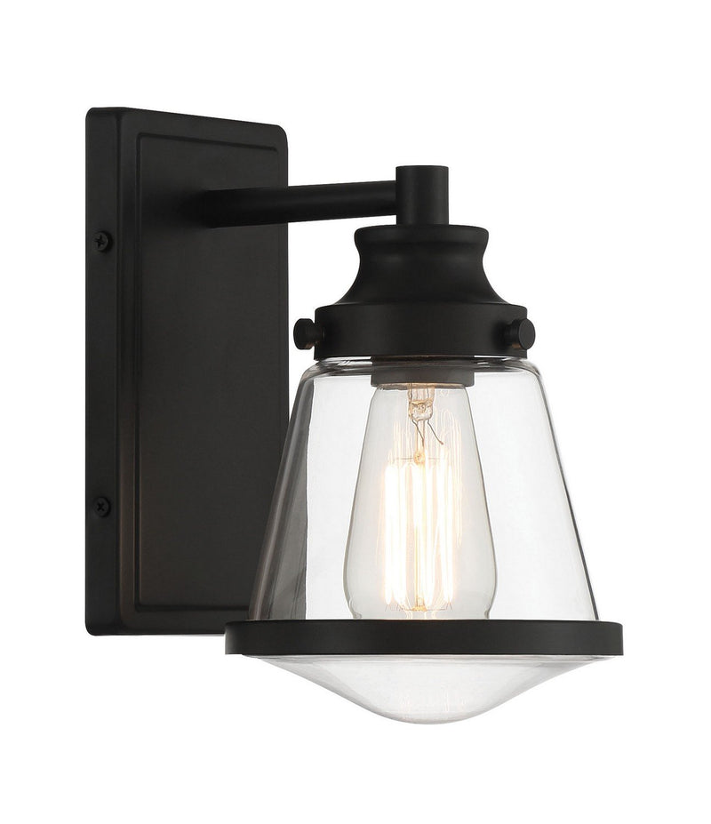 Mannsdale Bath Sconce in Coal