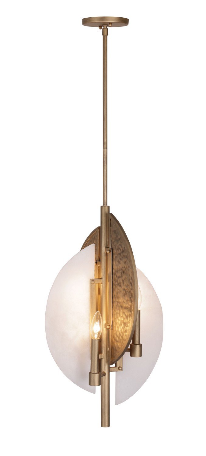 Saint Martin 4-Light Pendant in Ashen Gold