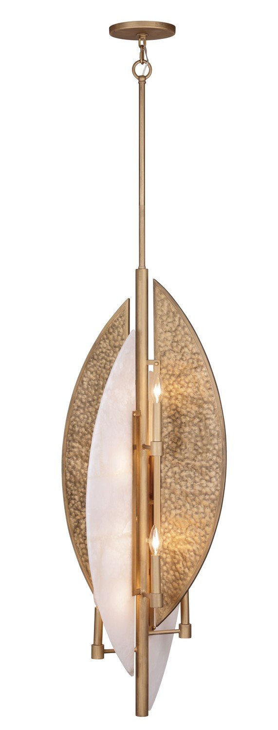 Saint Martin 8-Light Pendant in Ashen Gold