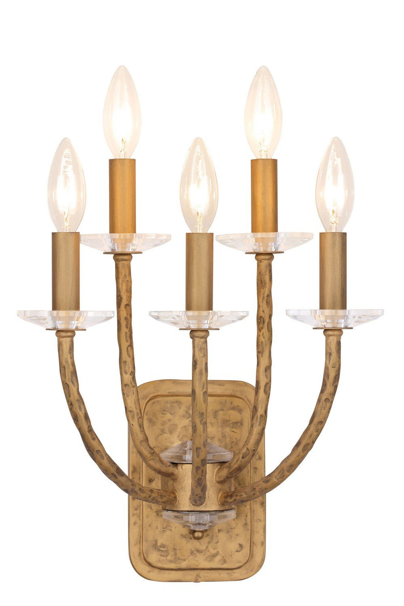 Atella 5-Light Wall Sconce in Ashen Gold