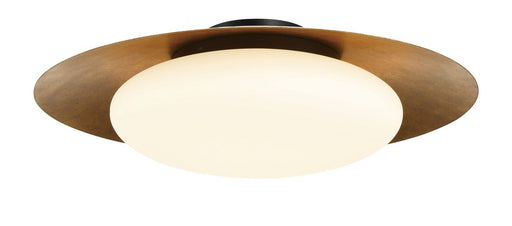 Zinola 24" LED Flush Mount in Halcyon Gold