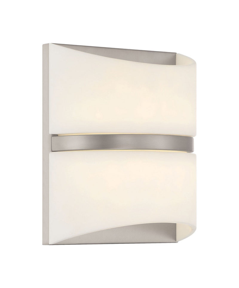 Velaux Large LED Wall Sconce in Brushed Nickel