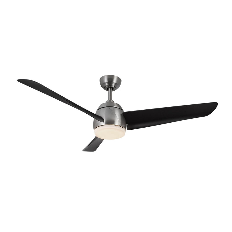 CF91954-BN/MB - Thalia 54" Ceiling Fan in Brushed Nickel/Matte Black by Kuzco Lighting