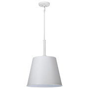 Alexis 15" Pendant in Matte White