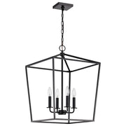 Emma 17" 4-Light Lantern Pendant in Dark Bronze