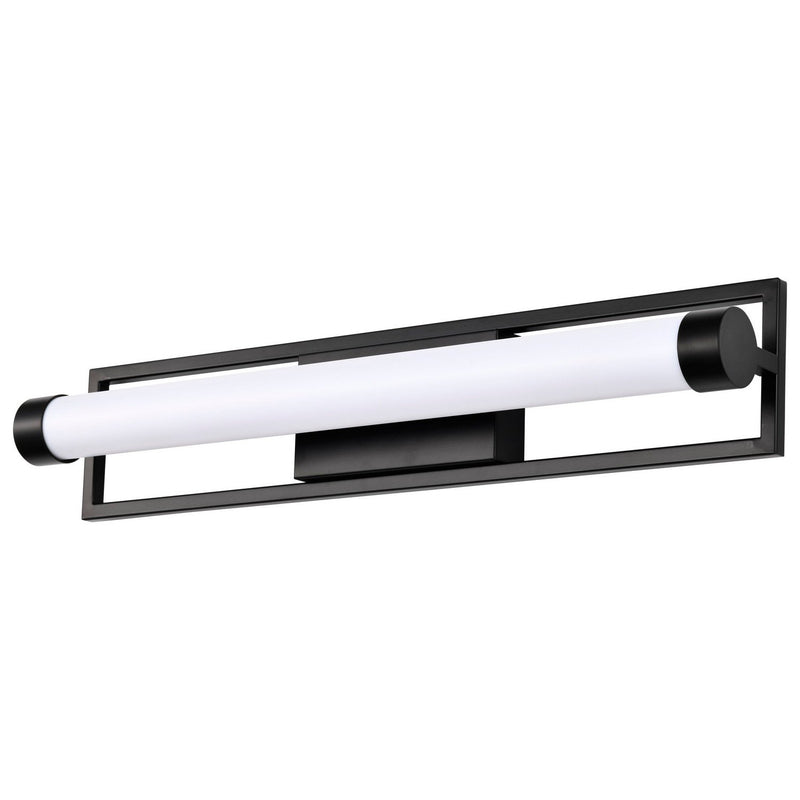Canal 24" LED Bath Vanity Light in Matte Black