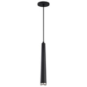 Melrose LED Mini Pendant in Matte Black and Brushed Nickel