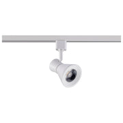 3.25" H-Type LED Track Head, 5.25" Projection in Matte White