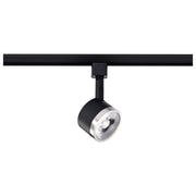 Two-Tone 3.25" H-Type LED Track Head in Matte Black and Brushed Nickel