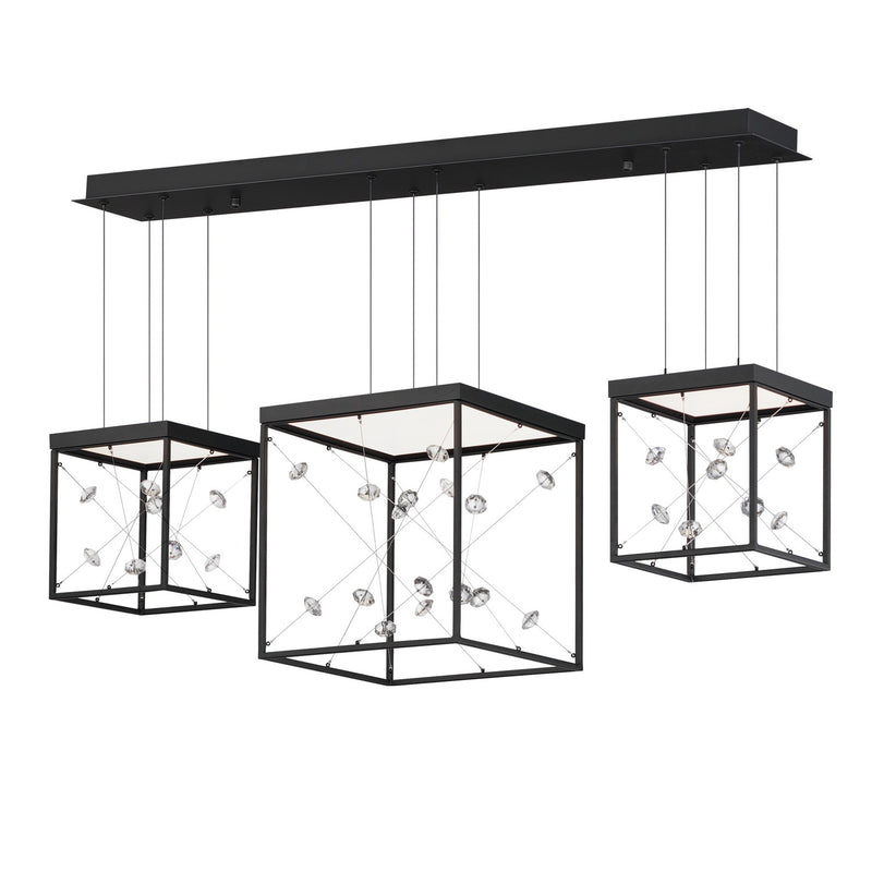 E21253-20BK - Entanglement LED Linear Pendant in Black by ET2