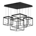 E21254-20BK - Entanglement LED Pendant in Black by ET2