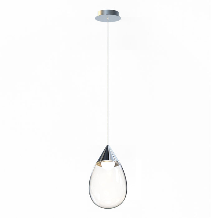 Dewdrop LED Pendant in Polished Chrome - Lamps Expo