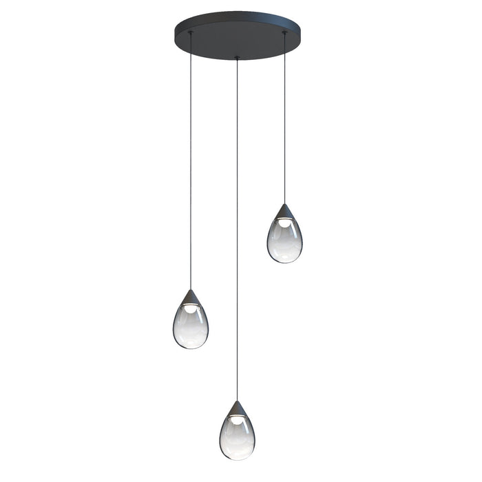 Dewdrop LED Pendant in Black - Lamps Expo