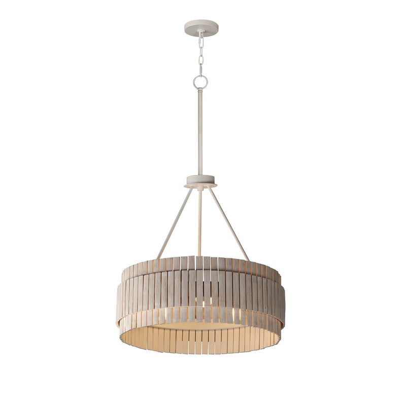 Satori 3 Light Pendant in Ecru