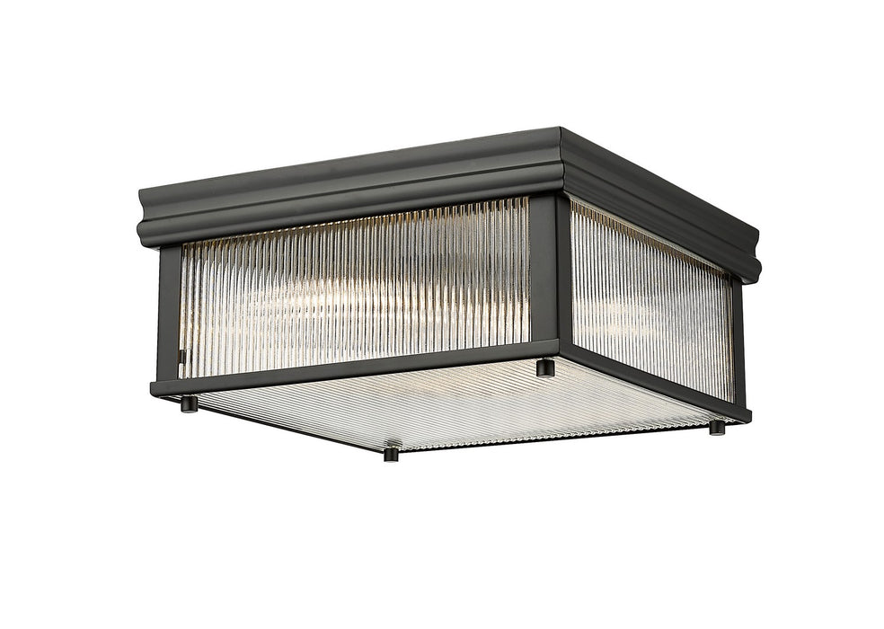 Carnaby 4-Light Flush Mount in Matte Black - Lamps Expo