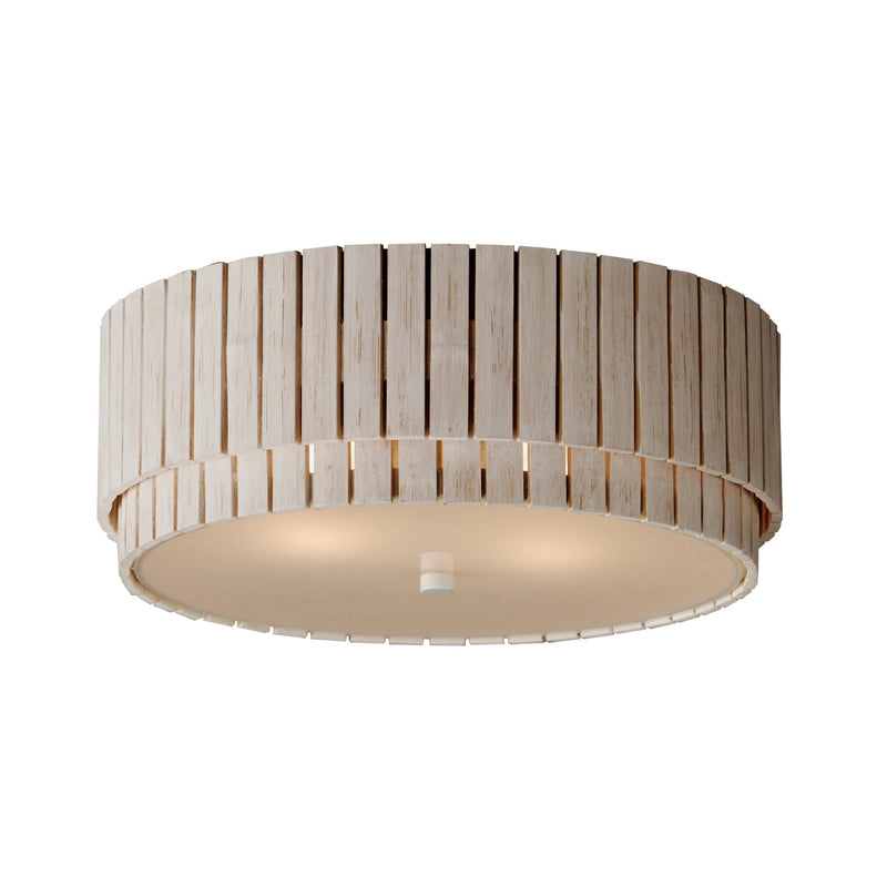 Satori 2 Light Flush Mount in Ecru