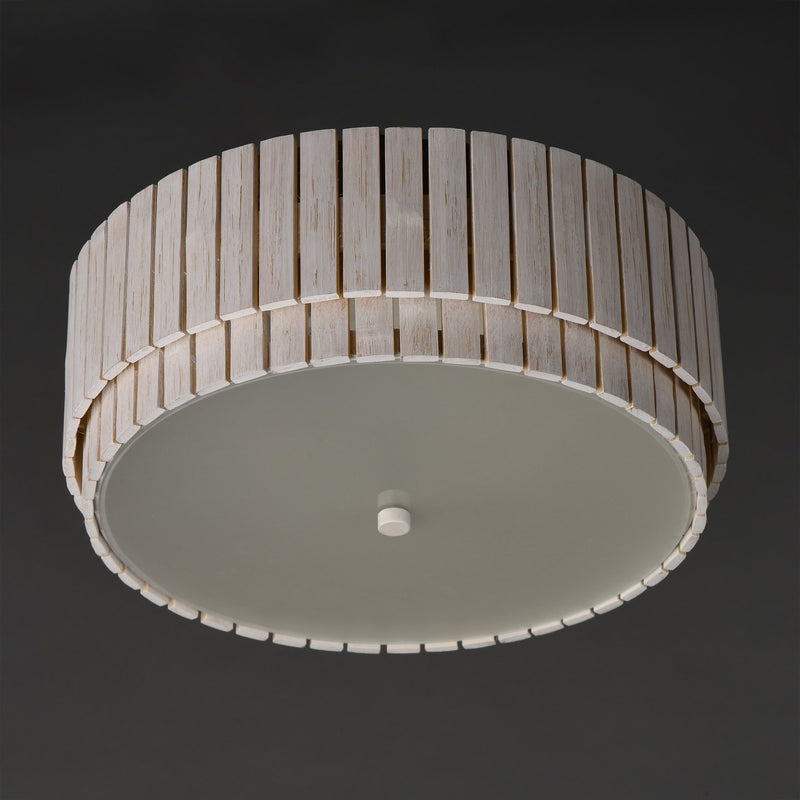 Satori 2 Light Flush Mount in Ecru