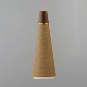 Sumatra 7" Pendant in Natural Aged Brass