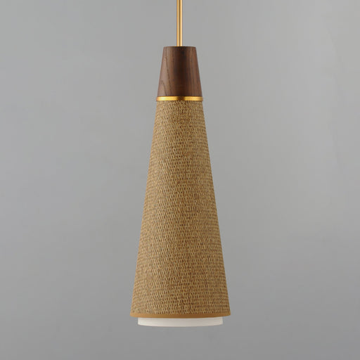 Sumatra 7" Pendant in Natural Aged Brass