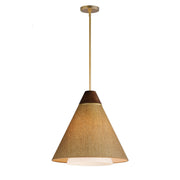 Sumatra 20" Pendant in Natural Aged Brass