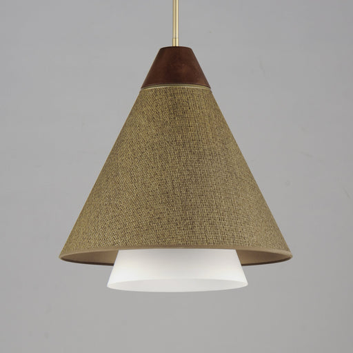 Sumatra 20" Pendant in Natural Aged Brass