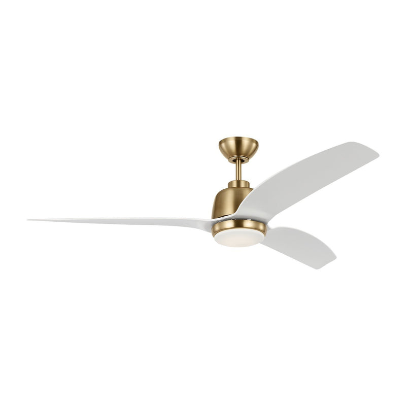 Avila 60" LED Ceiling Fan in Satin Brass