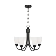 Seville 5-Light Chandelier in Midnight Black