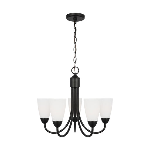 Seville 5-Light Chandelier in Midnight Black