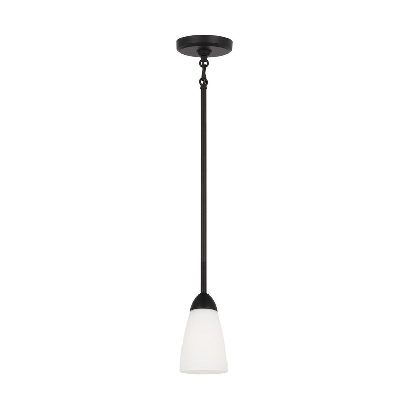 Seville Mini Pendant in Midnight Black