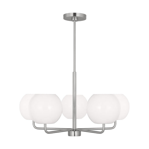Rory 5-Light Chandelier in Brushed Steel