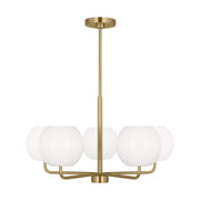 Rory 5-Light Chandelier in Satin Brass